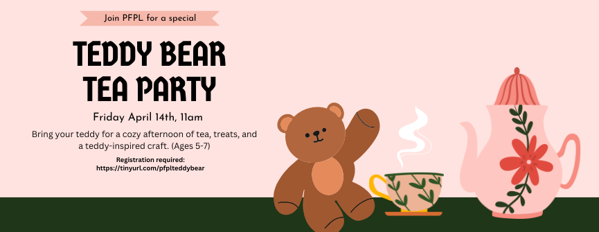 Teddy Bear Tea April 14th 2023